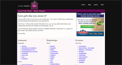 Desktop Screenshot of morethanagift.com